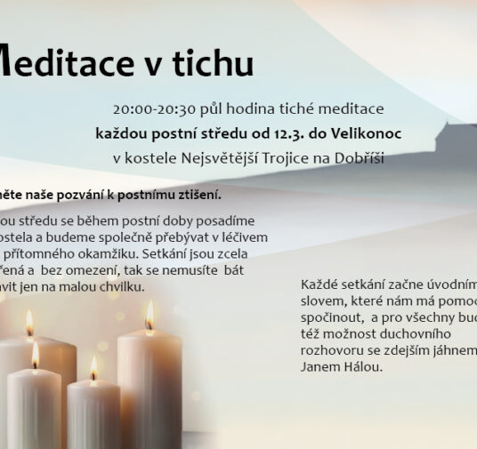 Meditace v tichu - postní